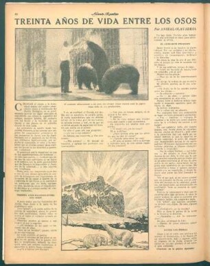 Treinta años de vida entre los osos