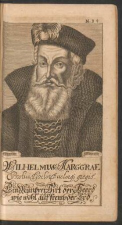 N. 34. Wilhelmus Marggraf.