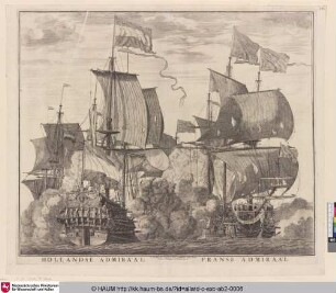 Hollandse Admiraal; Franse Admiraal [Holländisches und Französisches Admiralsschiff]