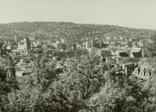 Stuttgart, Blick auf die Stadt vom Bopser nach Norden