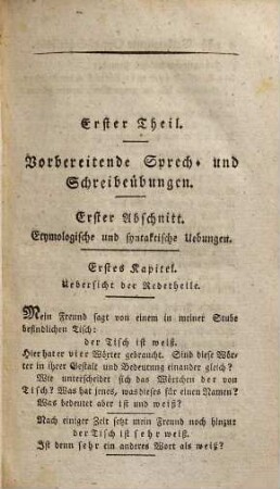 Teut oder theoretisch-praktisches Lehrbuch der gesammten deutschen Sprachwissenschaft, 2. Grammatisch-stylistische Vorschule : oder theoretisch-praktische Anleitung zum richtigen Sprechen, Schreiben und Verstehen der Deutschen Sprache