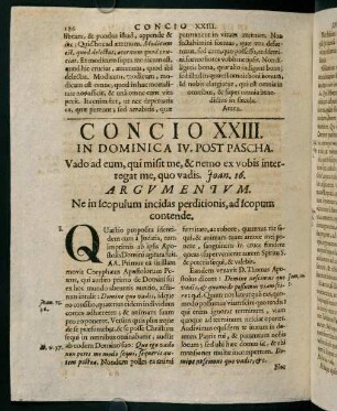 186-195, Concio XXIII. (XXIV.) in dominica IV. post pascha