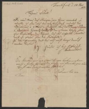 Brief an B. Schott's Söhne : 24.11.1824
