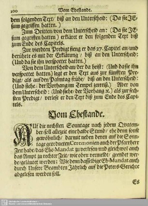 Vom Ehestande