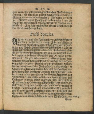 Facti Species