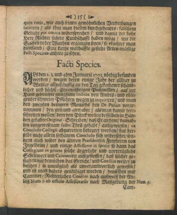 Facti Species