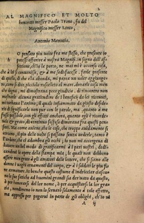 Lettere Volgari Di Diversi Nobilissimi Hvomini, Et Eccellentissimi Ingegni : Scritte In Diverse Materie. 2