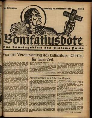 Ausgabe vom Sonntag, den 10. November 1935.