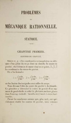 Chapitre Premier.