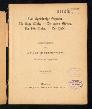 Das eigensinnige Schwein