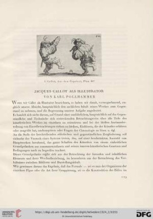 Jaques Callot als Illustrator