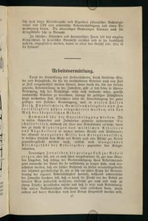 17-21, Arbeitsvermittlung