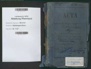 Hesse; Karl Ludwig Kurt, Bergassessor; Prüfungs- u. Personalakten Band 1
