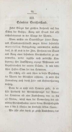 III. Erimirter Gerichtsstand