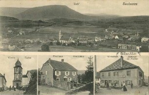 Erster Weltkrieg - Postkarten "Aus großer Zeit 1914/15". "Saulxures"