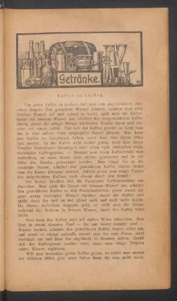 Getränke.