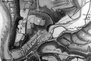 Meißen. Stadtplan von Meißen, 1811 (Stadtarchiv Meißen)