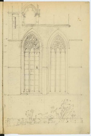 Dom, Wetzlar: Detail (aus: Skizzen- und Fotoalbum 2)