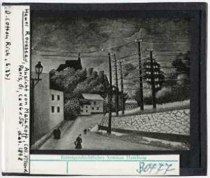 Henri Rousseau: Ansicht von Malakoff. Paris, Coll. Villard