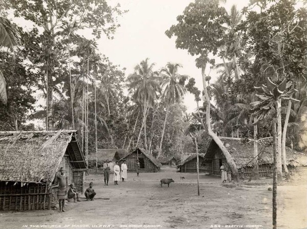 "Dans le village de Madoa".