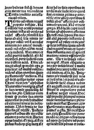Tertia conditio necessaria ad visum.