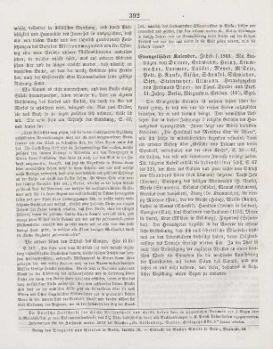 392 "Evangelischer Kalender"