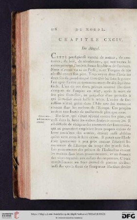 Chapitre CXCIV