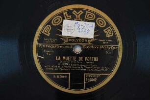 La muette de Portici : Grand air de la patrie / (Auber)