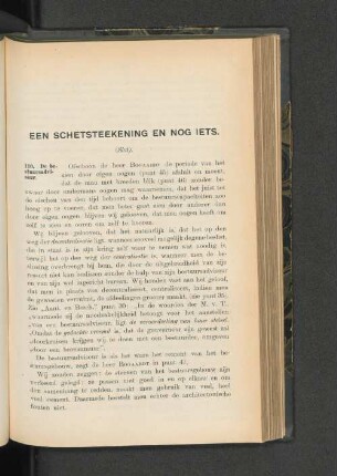 Een schetsteekening en nog iets