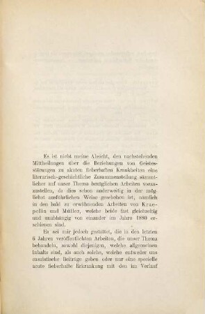 Beitrag zur Casuistik der Psychosen bei acuten fieberhaften Erkrankungen : Inaug.-Diss.