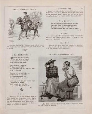 "Der Sonntagsreiter" "Das Dorfgeheimnis"