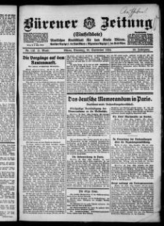 Bürener Zeitung. 1896-1935