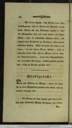 Stadtgericht