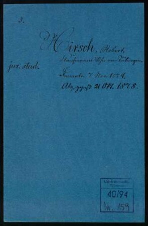 Robert Hirsch (1857-1939)