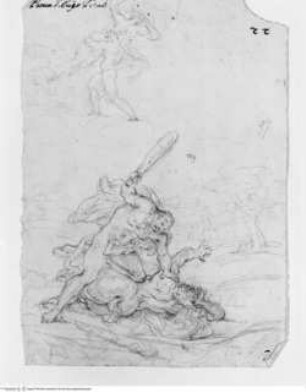 Concorso Accademico 1706, Seconda Classe: Herkules tötet den Kentaur (prova ex tempore)