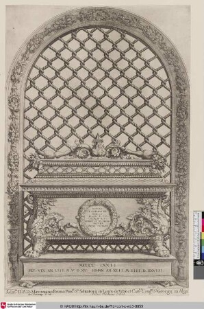 [Grabmal von Giovanni und Pietro de'Medici; The tomb of Pietro and Giovanni de'Medici; La Grille du tombeau de Piero et de Giovanni de Medici; Deposito di Giovanni e Pietro de Medici [...]]