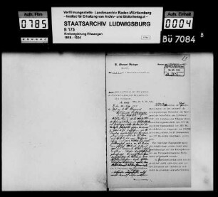 Schuldenwesen der Teilgemeinde Frohnfalls, Gemeindebezirk Geißelhardt