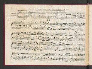 Potpourri de l'Opéra: La Straniera (Die Unbekannte) p. Aug. M. Canthal.