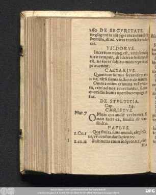De Stultitia. Cap. 24.