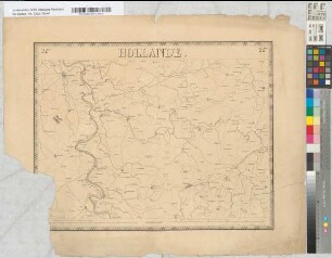 Nouvelle Carte de la Hollande, d'apres Krayenhoff et les meilleures cartes connues. 24 feuilles. Etablissement Géographique de Bruxelles, Fondé par Ph. Vander Maelen. Blatt 24. Düsseldorf.