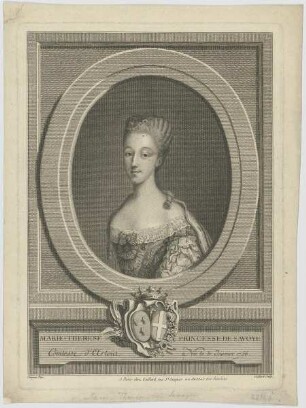 Bildnis der Marie-Therese, Princesse de Savoye