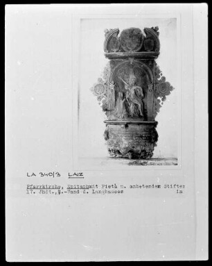 Epitaph mit Pietà und Stifter
