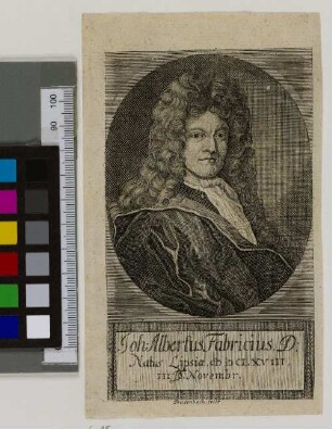 [Bildnis von Johann Albert Fabricius]