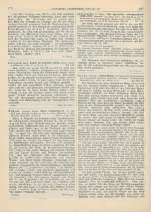 216-217 [Rezension] Steege, Heinrich, Ludwig Harms