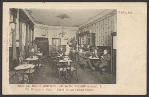 Ansichtskarte Café und Konditorei "Süd-West", Belle-Alliance-Platz 9