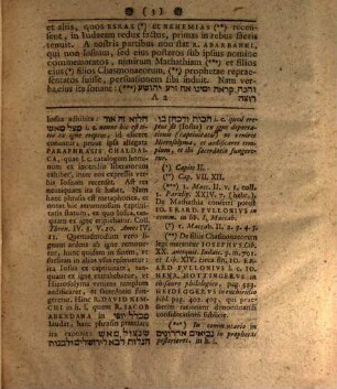 Dissertatio Philologica Qva Ex Zach. III. 8. Iosvam Svmmvm Ivdaeorvm Sacerdotem Eivsdemqve Socios anshe mofet Appelatos Sistit : = Abhandlung von demjenigen Warum der Hohepriester Josua und seine Gesellen Zach. III. 8. Wunder- oder Zeichen-Männer genennet worden