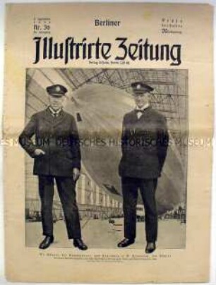 Wochenzeitschrift "Berliner Illustrirte Zeitung" u.a. zum Zeppelin-Flug nach Amerika