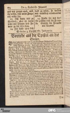 Die Epistel an die Ebräer.
