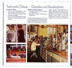 Prospekt: Zentralstelle für Berufsbildung des Ministeriums für Glas- und Keramikindustrie Ilmenau