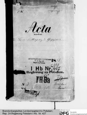 Bau und Unterhaltung des Gerichtsgebäudes in Beeskow